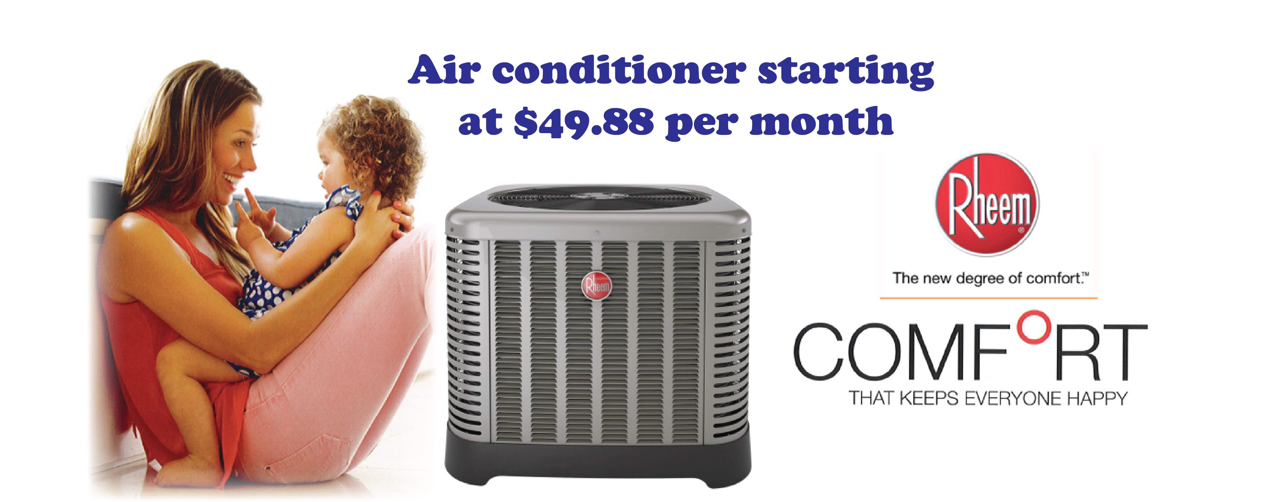 Marc Viau Mechanical, Cornwall, Rheem Air Conditioner For your comfort